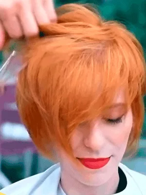 Corte-curto feminina